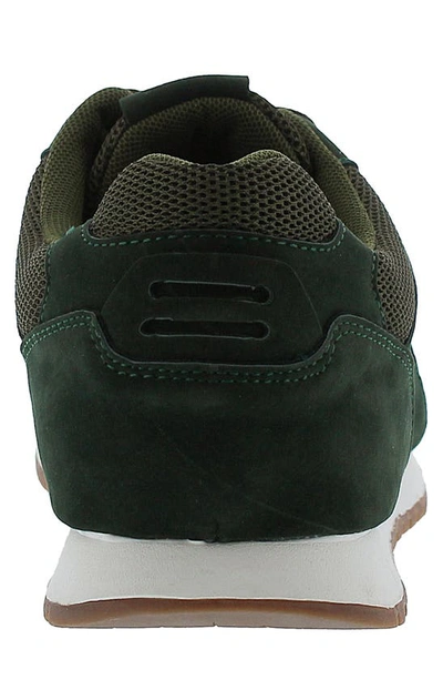 Shop English Laundry Fisher Suede Panel Sneaker In Olive