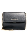 Givenchy Pandora Box Micro Leather Shoulder Bag In Black