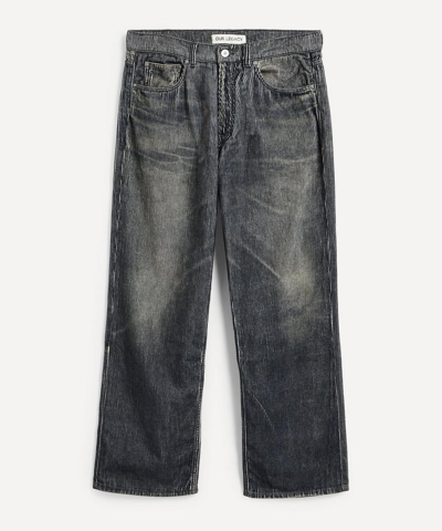 Shop Our Legacy Mens Third Cut Jeans In Digital Dark Aurora Cord