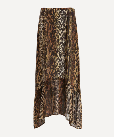Shop Rixo London Women's Leandra Bohemia Leopard Skirt