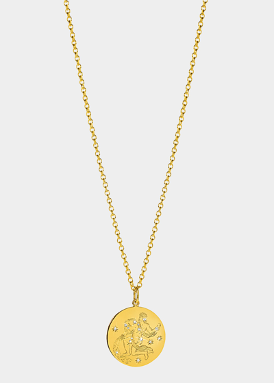 Shop Verdura Zodiac Pendant Necklace, Aquarius