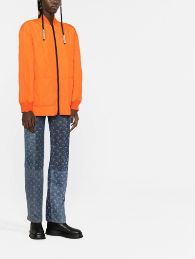 Msgm Two-in-one Hooded Coat In Grün