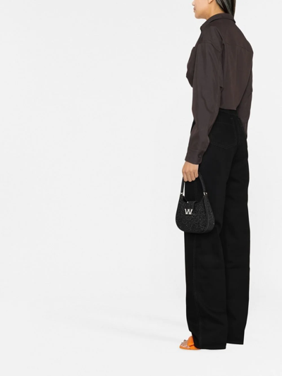 Off-white Cargo Cropped Shirt In Grey