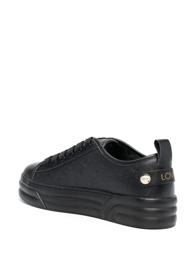 Liu •jo Solid Color Low-top Sneakers In Schwarz