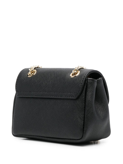 Shop Vivienne Westwood Small Saffiano Crossbody Bag In Black
