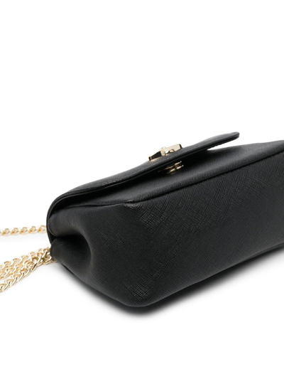 Shop Vivienne Westwood Small Saffiano Crossbody Bag In Black