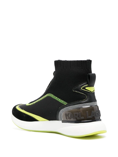 Karl Lagerfeld Rue St-guillaume Logo Ankle Boots In Schwarz