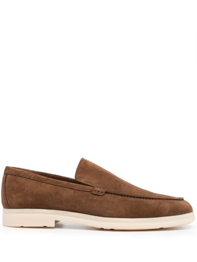 Shop Church's Suede Slip-on Loafers In Braun