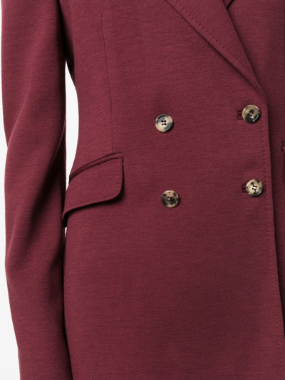 Gabriela Hearst Stephanie Cashmere And Alpaca Blend Blazer In Rot