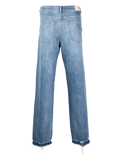 Shop Nahmias Straight-leg Cut Jeans In Blau
