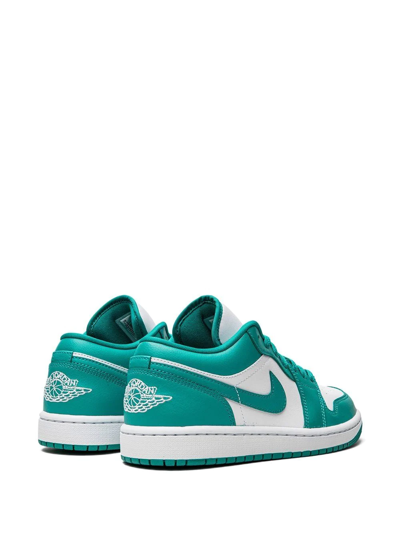 Shop Jordan 1 Low "new Emerald" Sneakers In Green