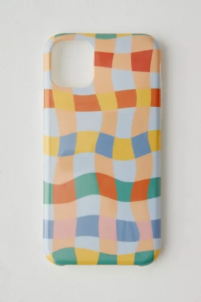 Shop Urban Outfitters Uo Gingham Check Iphone Case In Iphone 11