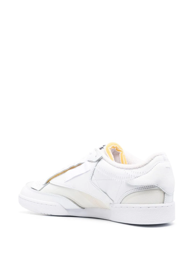 Maison Margiela Mm X Reebok Club C ‘memory Of' Sneakers In White