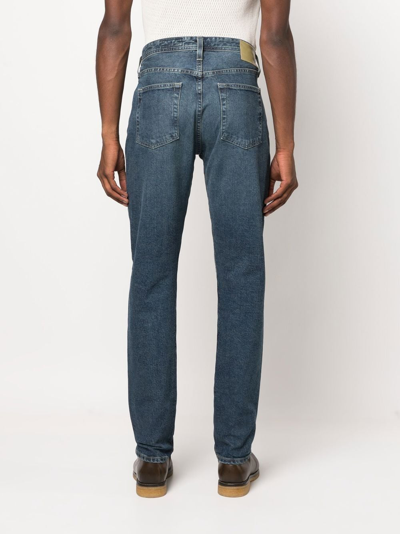 Shop Ag Pollock High-waisted Jeans In Blue