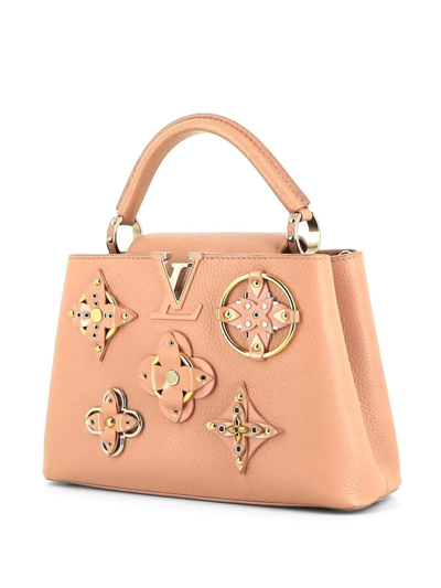 Pre-owned Louis Vuitton  Capucines Handbag In Pink