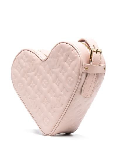 Pre-owned Louis Vuitton  Empreinte Coeur Fall In Love Crossbody Bag In Pink