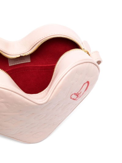 Pre-owned Louis Vuitton  Empreinte Coeur Fall In Love Crossbody Bag In Pink