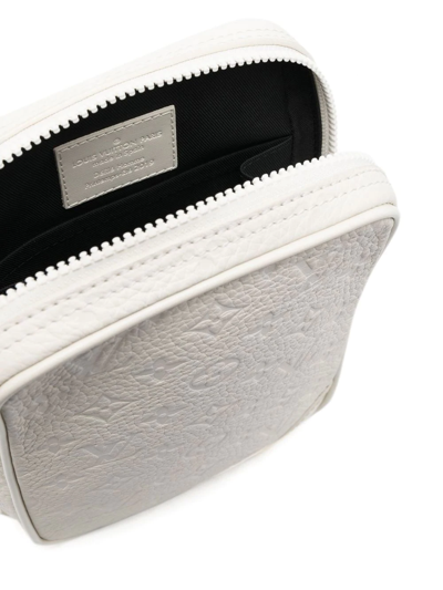 Pre-owned Louis Vuitton 2018  Taurillon Utility Belt Bag In White