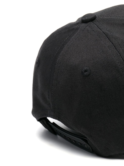 Shop Golden Goose Star-patch Baseball Cap In Black