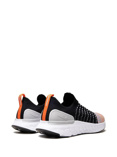 Nike React Phantom Run Flyknit 2 Sneakers In Black