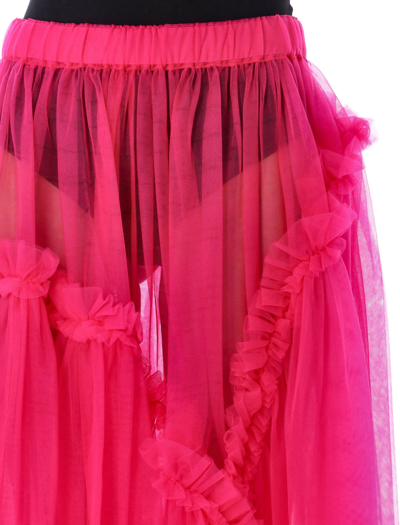 Shop Noir Kei Ninomiya Tulle Skirt In Pink