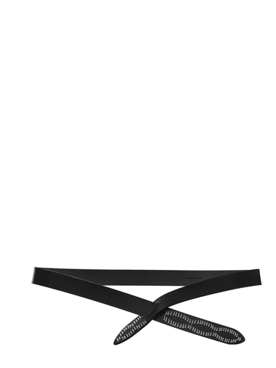 Shop Isabel Marant Lecce Belt In Bk