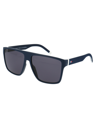 Shop Tommy Hilfiger Th 1717/s Sunglasses In 0juir Blue