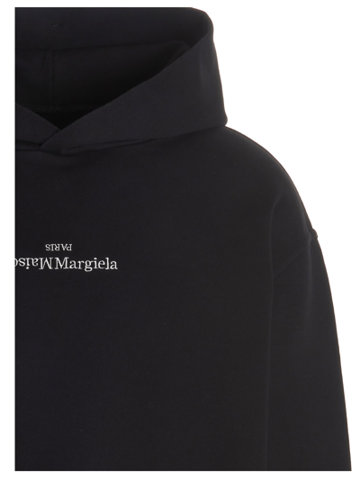 Maison Margiela Upside Down Logo Oversize Sweatshirt In Pale Green