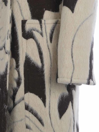 Shop Etro Coat  Long Lavinia In Jacquard Paisley