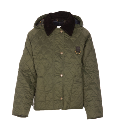 Shop Barbour Tobymory Quilt Jacket In Green