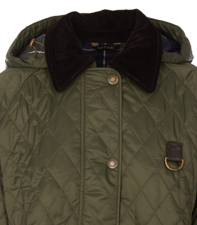 Shop Barbour Tobymory Quilt Jacket In Green