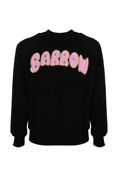 Shop Barrow Sweatshirt In Bouclè In Nero