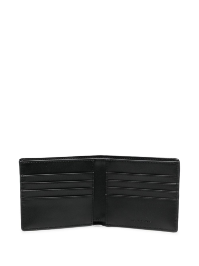 Shop Michael Kors Grained-leather Bi-fold Wallet In Braun