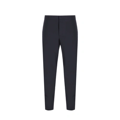 Shop Saison Wool-blend Cigarette Trousers In Blue