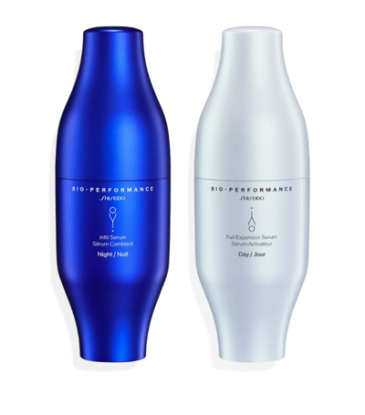 Shop Shiseido Bio-performance Skin Filler Serum Duo (2 X 30ml) In White