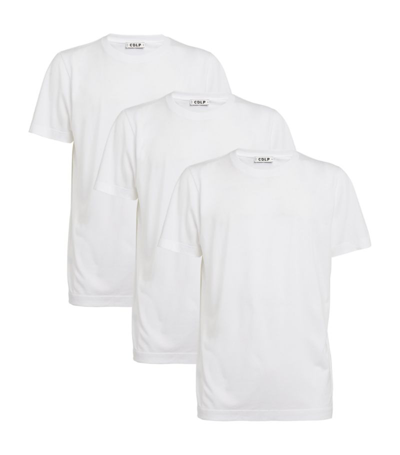 Cdlp Midweight T-shirt (pack Of 3) In White | ModeSens
