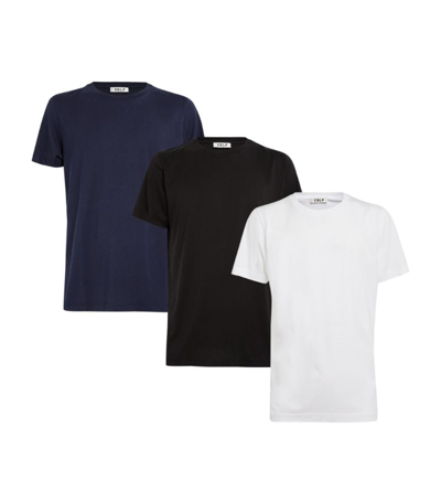 Shop Cdlp Midweight T-shirt (pack Of 3) In Multi