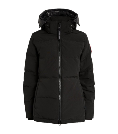 Shop Canada Goose Chelsea Parka Coat In Black