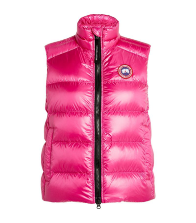 Shop Canada Goose Cg M Cypress Vest In Pink