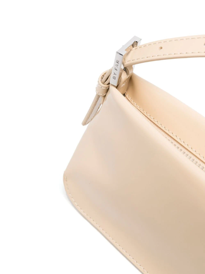 By Far Leather Shoulder Bag In Neutrals