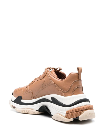 Shop Balenciaga Triple S Sneakers In 9791 - Nude Beigesand