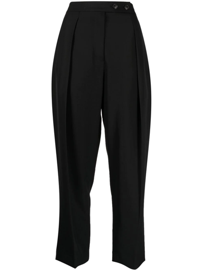 Shop 3.1 Phillip Lim / フィリップ リム High-waisted Tapered Trousers In Schwarz