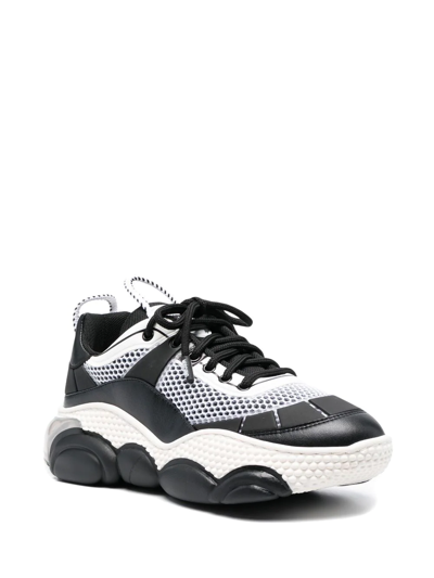 Shop Moschino Teddy Bubble Low-top Sneakers In Schwarz