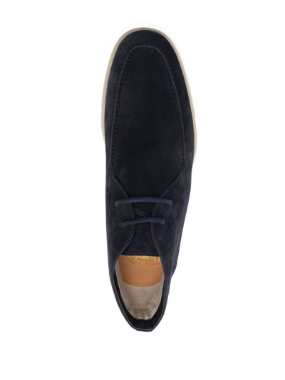 Shop Church's Goring Soft Suede Lace-up Boots In Blau