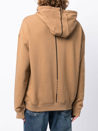 Haculla Not So Fast Print Hoodie In Braun