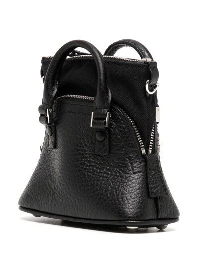 Maison Margiela 5ac Classique Baby Zipped Shoulder Bag In Schwarz