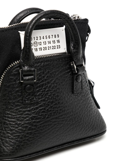 Maison Margiela 5ac Classique Baby Zipped Shoulder Bag In Schwarz