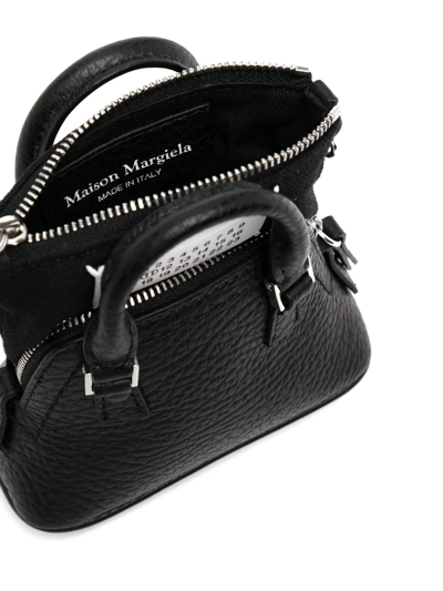 Maison Margiela 5ac Classique Baby Zipped Shoulder Bag In Schwarz