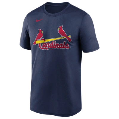 Shop Nike Mens  Cardinals Wordmark Legend T-shirt In Navy/navy