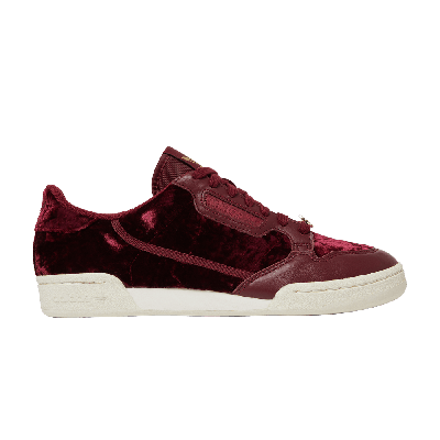 Pre-owned Adidas Originals Continental 80 'velvet Pack - Burgundy' In Red